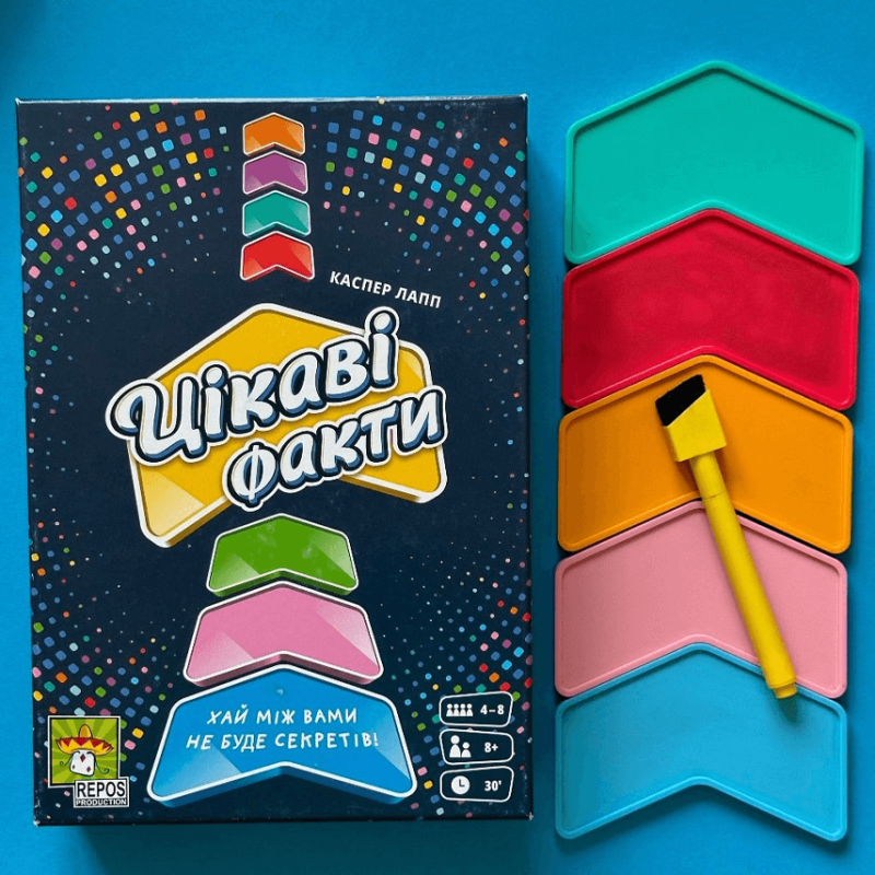 Настільна гра для друзів та сімʼї - Цікаві факти