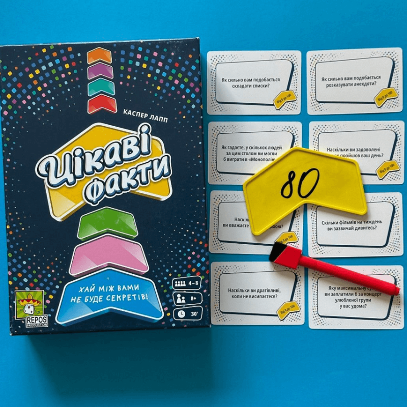 Настільна гра для друзів та сімʼї - Цікаві факти
