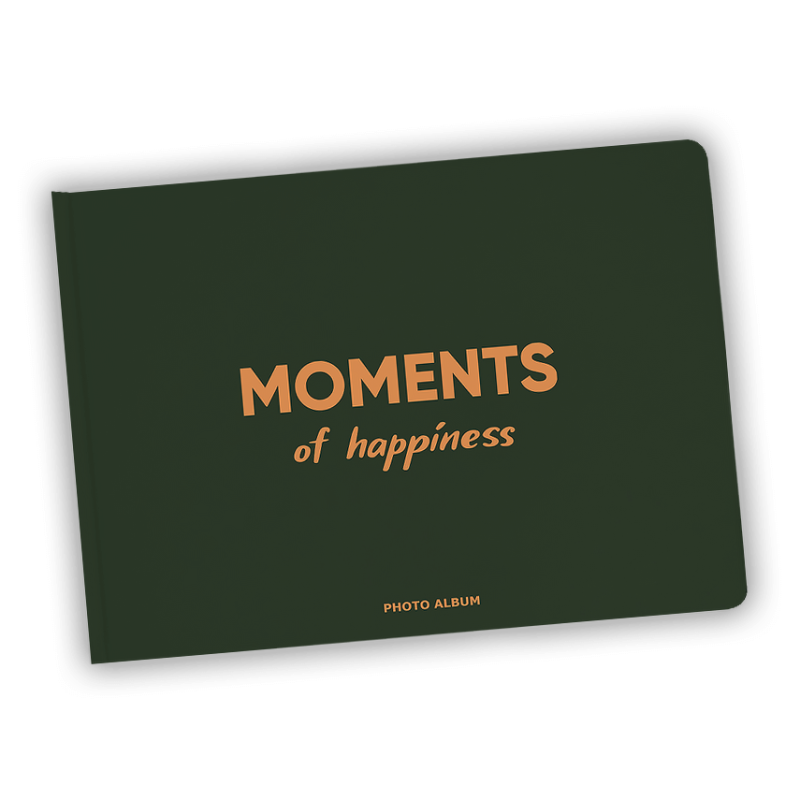 Фотоальбом А4 формату "Moments of happynes"