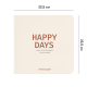 Фотоальбом "Happy Days" Квадрат 22.5 см