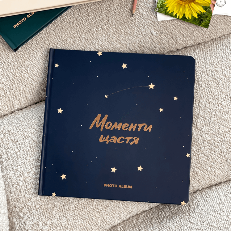 Фотоальбом "Моменти щастя" Квадрат 22.5 см