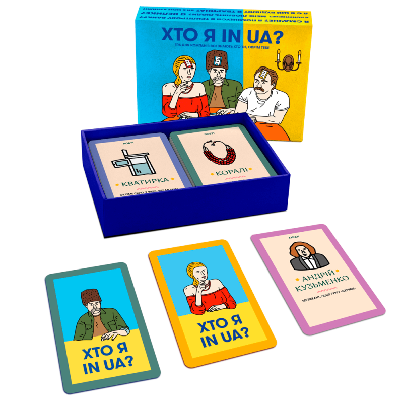 Настільна гра для компанії друзів - Хто я in UA (Ukraine)