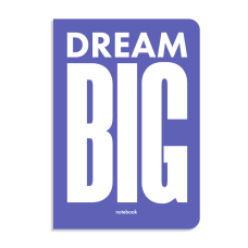 Блокнот "Dream BIG" синій