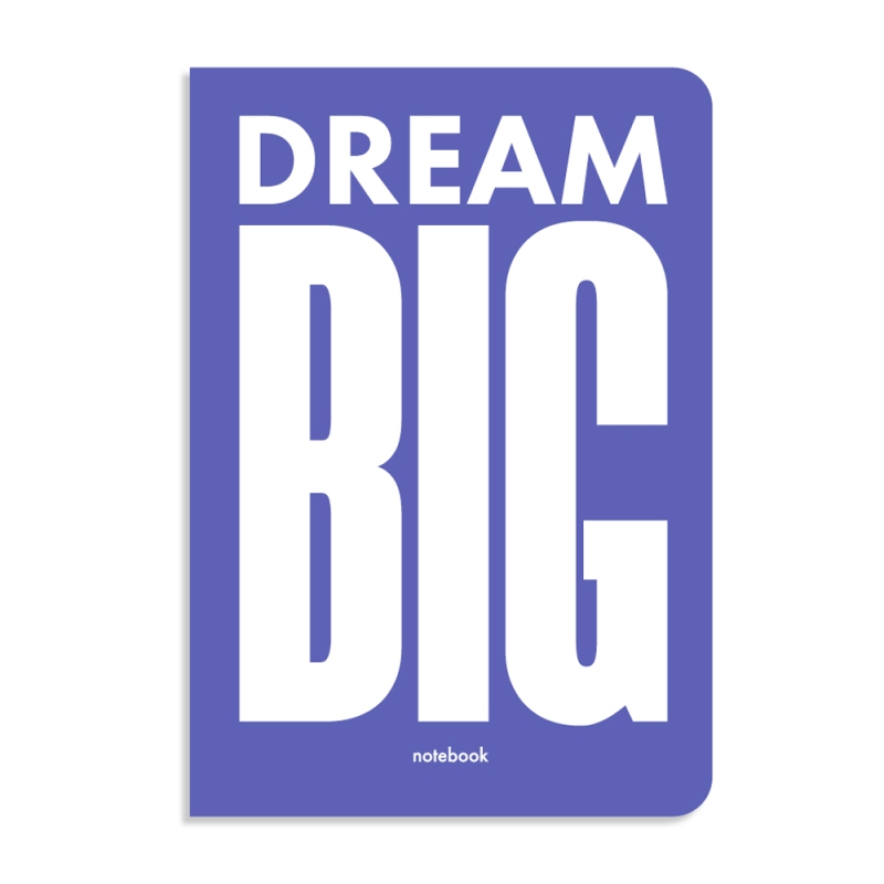 Блокнот планер "Dream BIG" синій