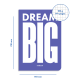 Блокнот планер "Dream BIG" синій