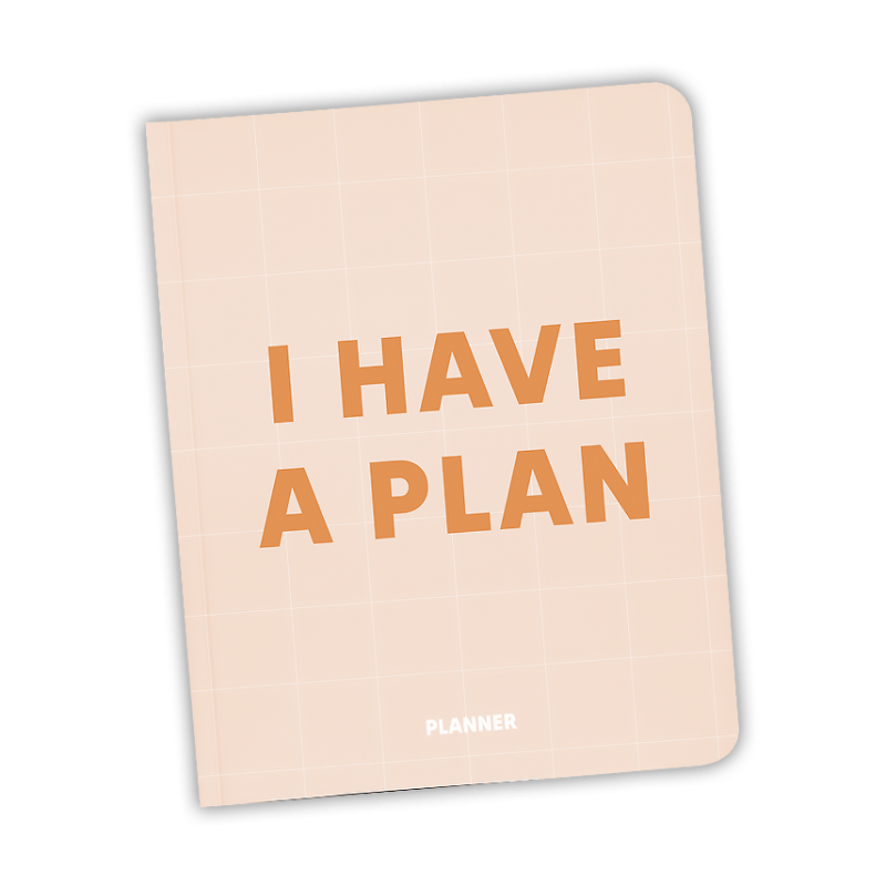 Зручний планер "I HAVE A PLAN" Бежевий