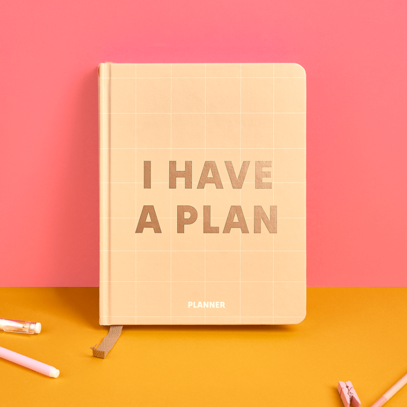Зручний планер "I HAVE A PLAN" Бежевий