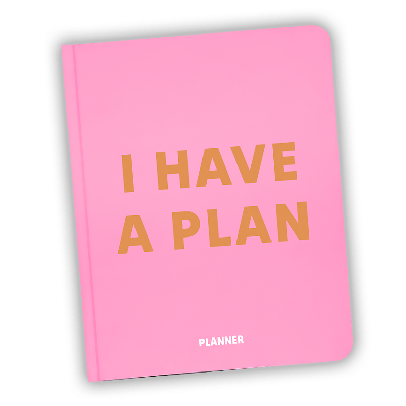 Зручний планер "I HAVE A PLAN" рожевий