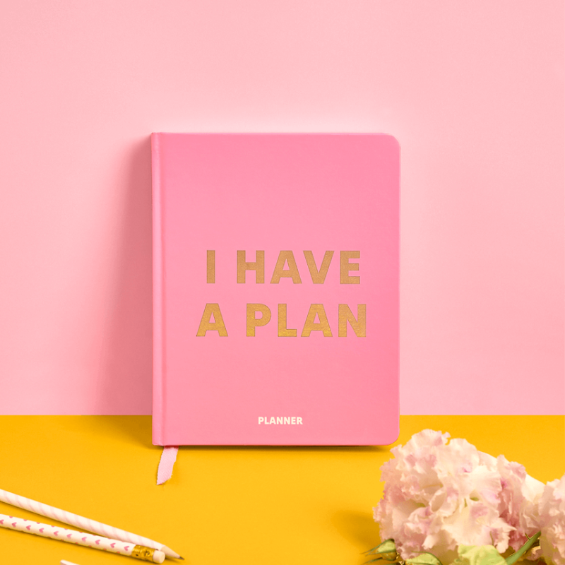 Зручний планер "I HAVE A PLAN" рожевий