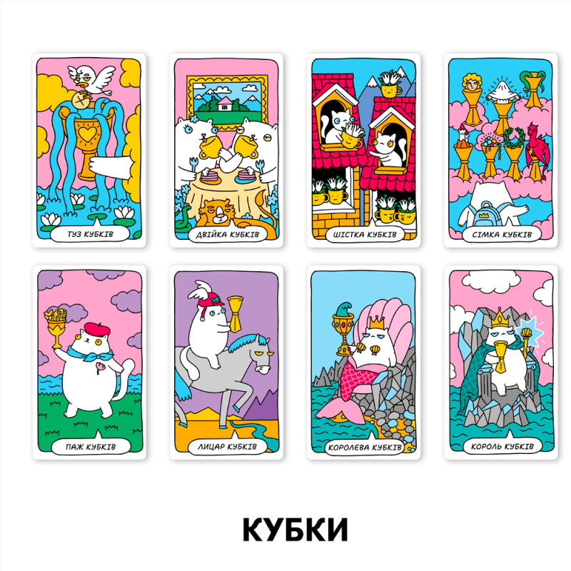 Колода карт ТАРО - Котяче таро